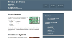 Desktop Screenshot of newmanelectronics.com